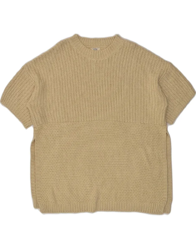 Lowest Price FAT FACE Womens Short Sleeve Crew Neck Jumper Sweater UK 16 Large Beige Lowest Price FAT FACE Womens Short Sleeve Crew Neck Jumper Sweater UK 16 Large Beige