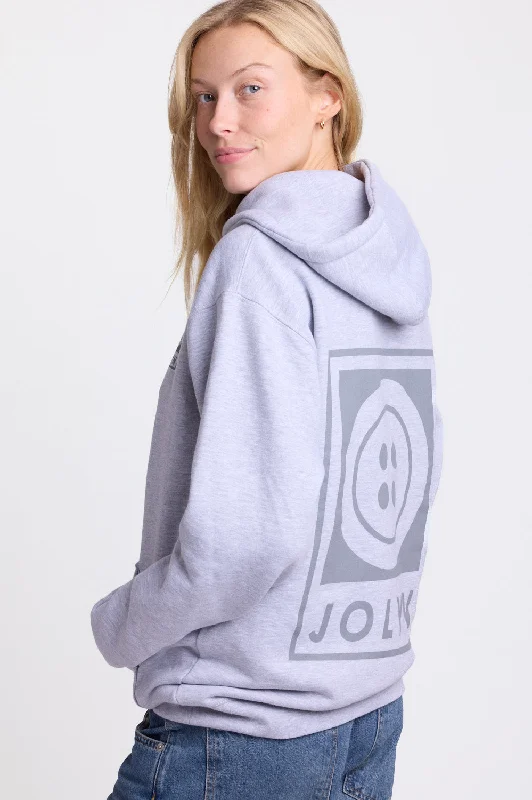 Weekend Deal Raine Hoodie - Heather Grey Button