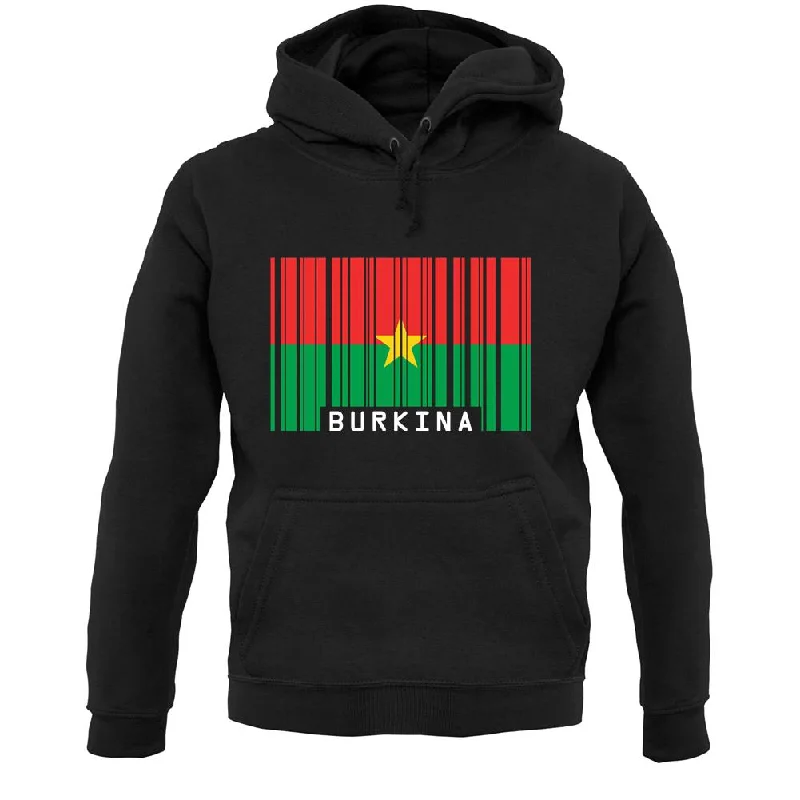 Price Buster Burkina Faso  Barcode Style Flag Unisex Hoodie