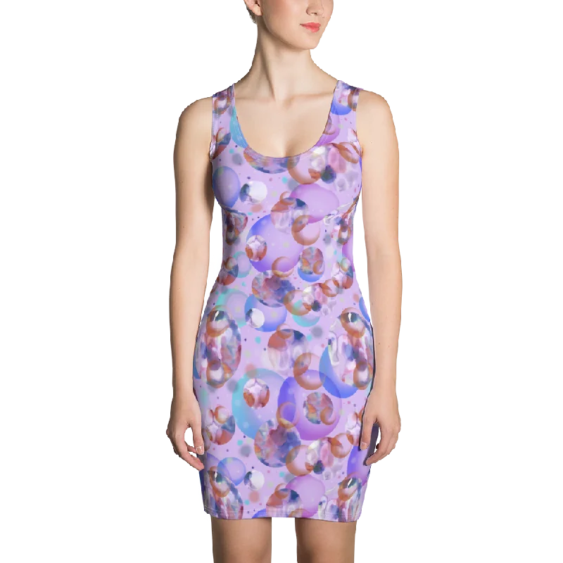 Bubbly Sublimation Bodycon Dress