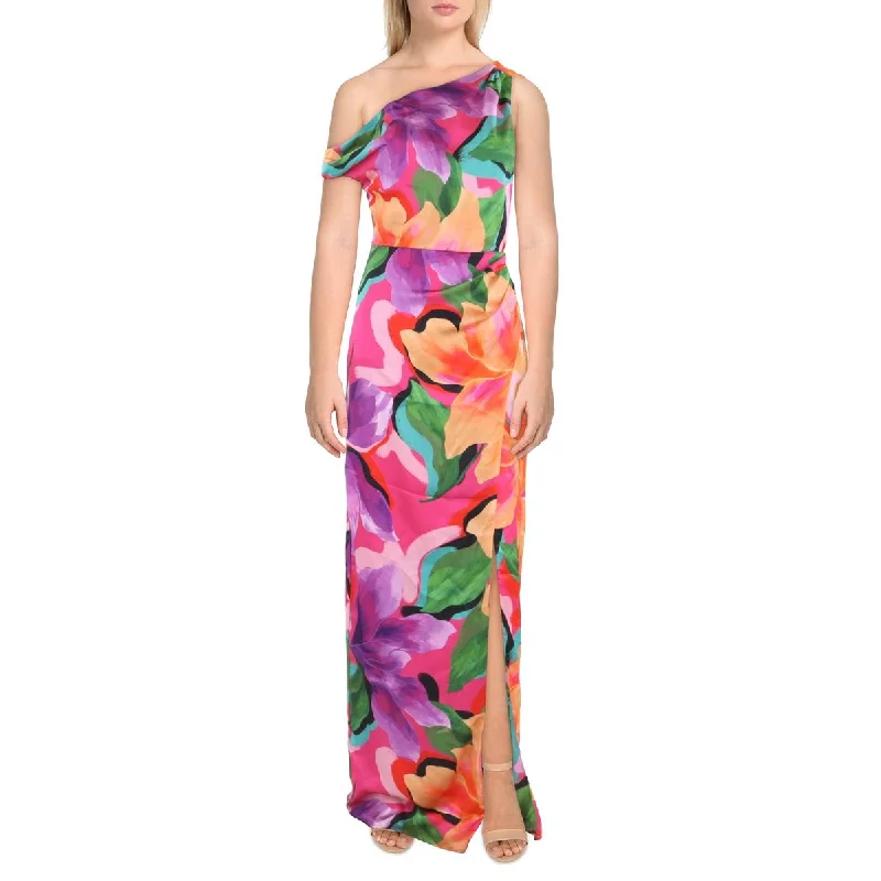 Show Me Your Mumu Womens Full Length Printed Maxi Dress