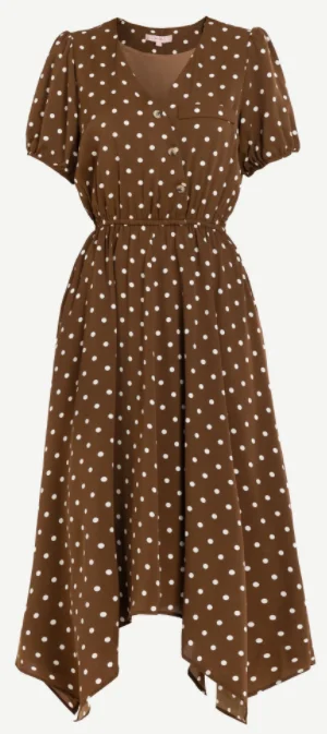 Stock Clearance Nana Hanky Hem Dress