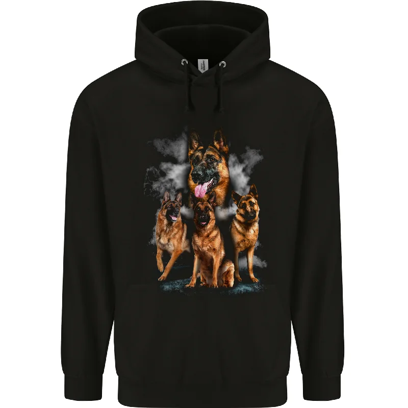 Discount Days German Shepherd Montage For Dog Lovers Mens 80% Cotton Hoodie