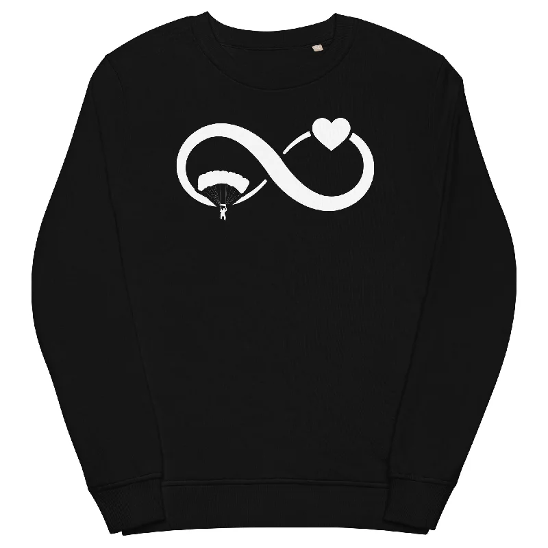 Must-Have Deals Infinity Heart and Paragliding - Unisex Premium Organic Sweatshirt