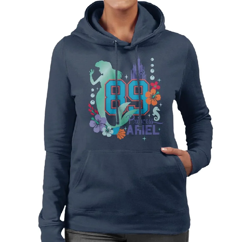 New Deals Disney The Little Mermaid Princess Ariel 89 Women's Hooded Sweatshirt