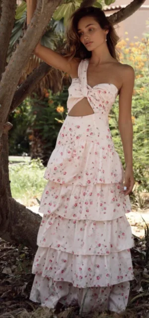Savings Spectacular Touch Of Rose Dress