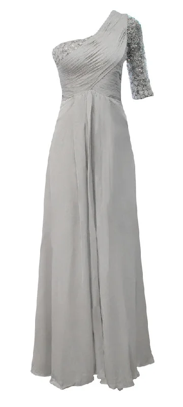 New Deals Jewelled Silver Gown