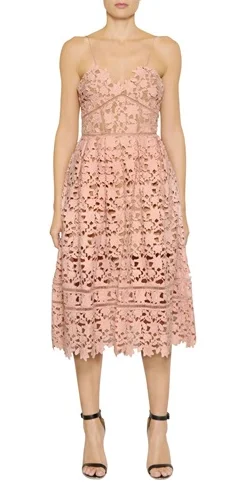 Members Only Azaelea Pink Lace Dress