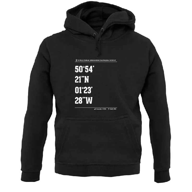 Can't Miss Stadium Coordinates Southampton Unisex Hoodie