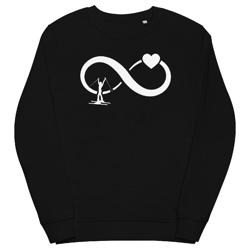 Daily Specials Infinity Heart and Skiing 1 - Unisex Premium Organic Sweatshirt