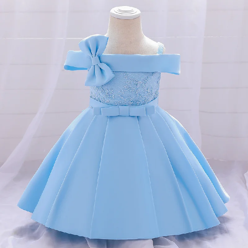 The Best Prices Infant Birthday Dresses Baby Girl Butterfly Bow Fluffy Formal Princess Dresses