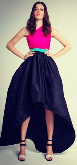 Don't Miss Flared Tricolor Dress