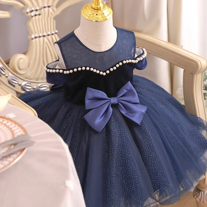 Daily Deals Baby Girl Formal Princess Dresses Toddler Blue Beadwork Bow Puffy Birthday Party Dress Daily Deals Baby Girl Formal Princess Dresses Toddler Blue Beadwork Bow Puffy Birthday Party Dress