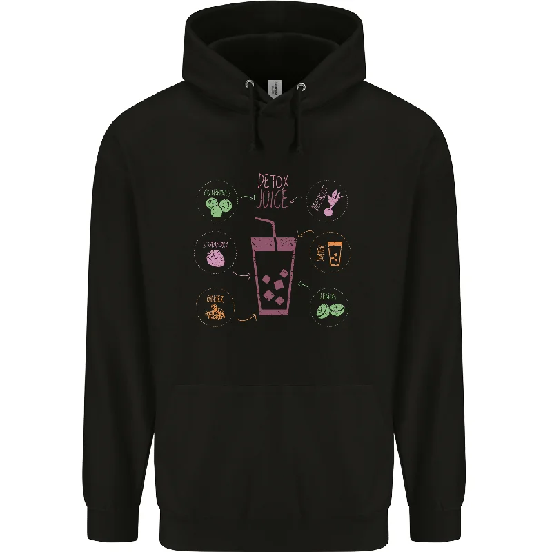 Take Advantage Detox Juice Hangover Cure Healthy Mens 80% Cotton Hoodie