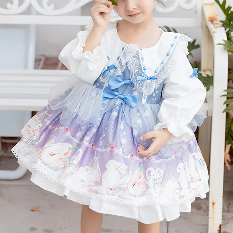 Stock Clearance Baby Girl Dress Toddler Princess Round Neck Flowers Lolita Dress Party Dress Stock Clearance Baby Girl Dress Toddler Princess Round Neck Flowers Lolita Dress Party Dress