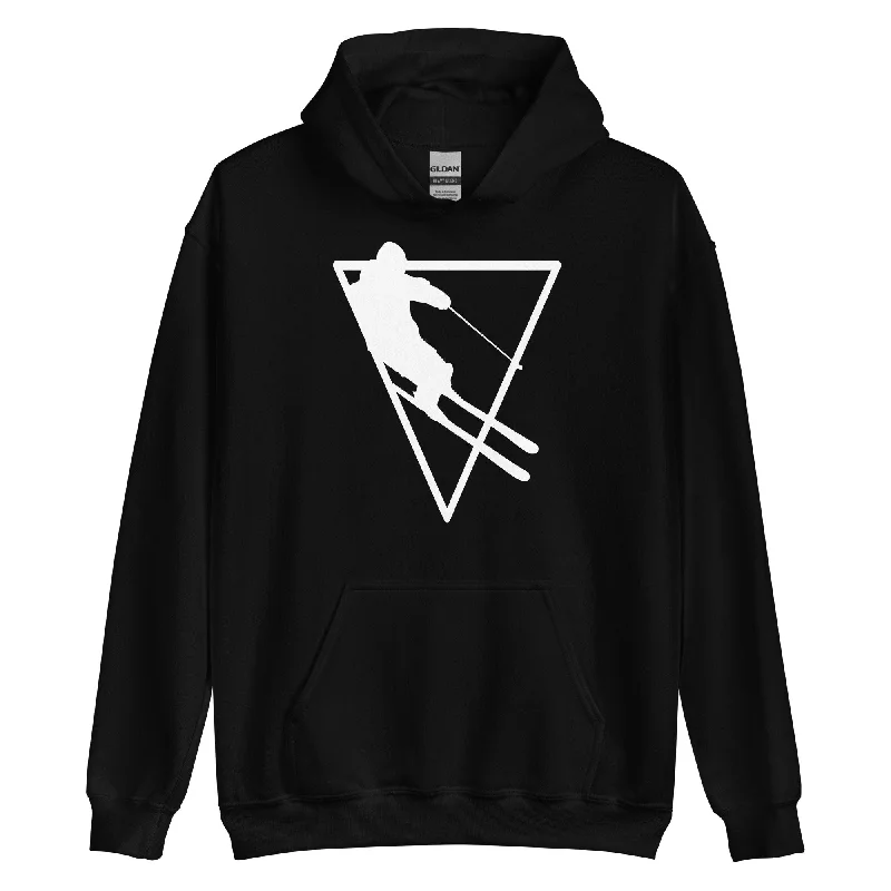 Dreieck - Skifahren - Unisex Hoodie