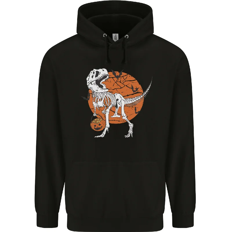 New Markdowns Dinosaur Halloween T-Rex Mens 80% Cotton Hoodie