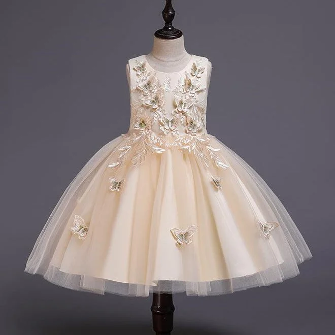 Daily Specials Girl Formal Princess Dresses Baby Girl Summer Cute Butterflies Fluffy Birthday Ball Gowns Prom Dresses