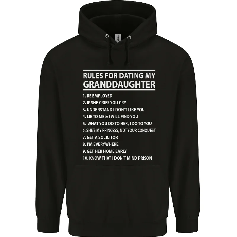 Year-End Sale Dating My Granddaughter Grandparents Day Mens 80% Cotton Hoodie