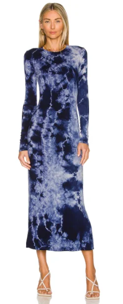 Don't Miss Tie Dye Knotted Midi Dress