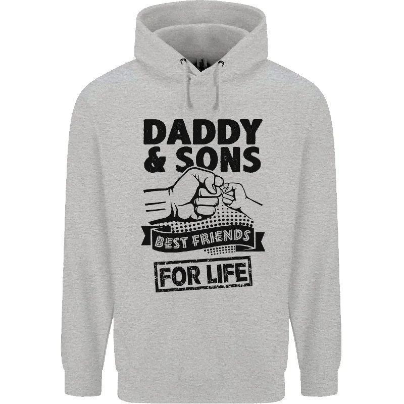 Special Discount Daddy & Sons Best Friends Fathers Day Mens 80% Cotton Hoodie