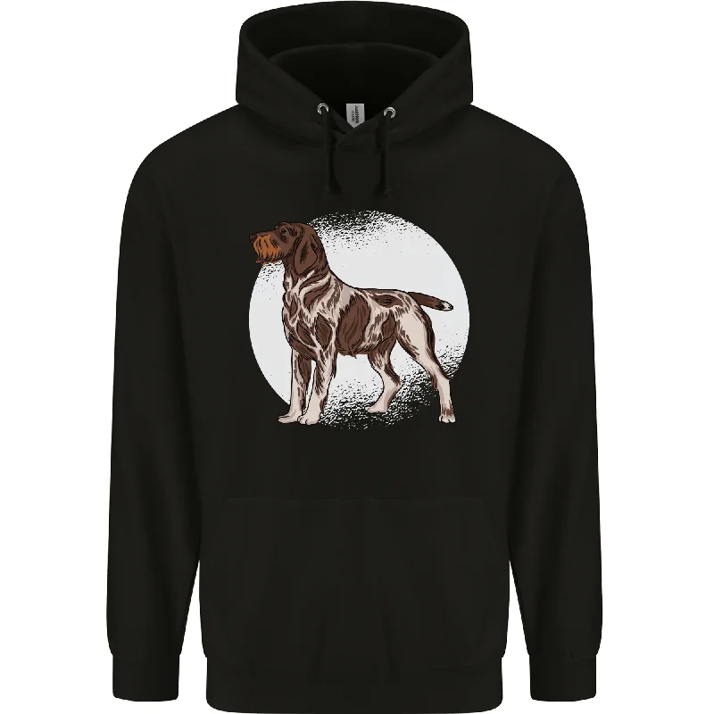Savings Alert German Wirehaired Pointer Dog Mens 80% Cotton Hoodie