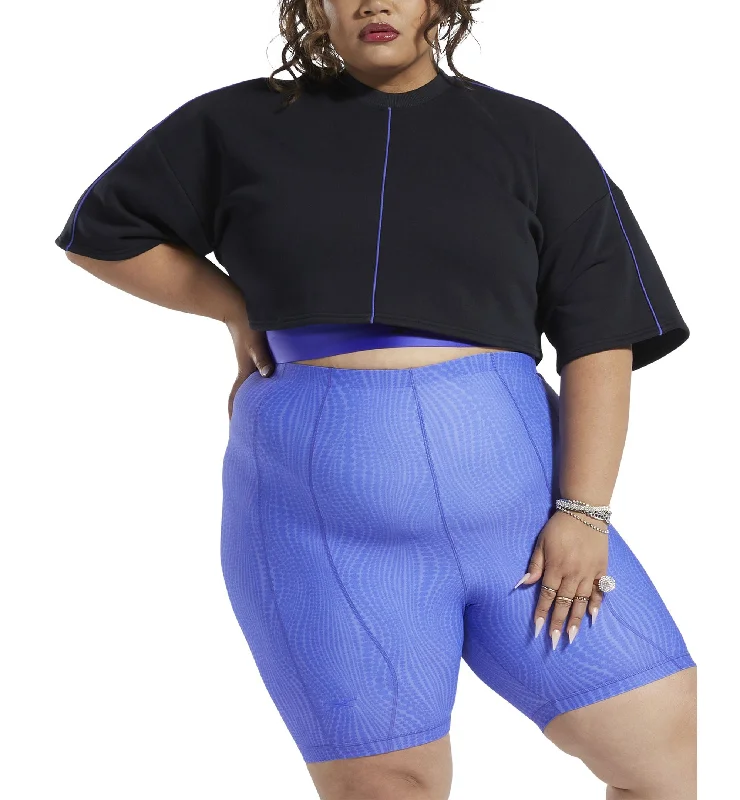 Low Prices Reebok X Cardi B Plus Size Cropped T Sweatshirt
