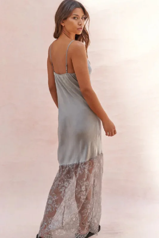 Online Specials Charli Sandrine Slip Dress in Mid Grey