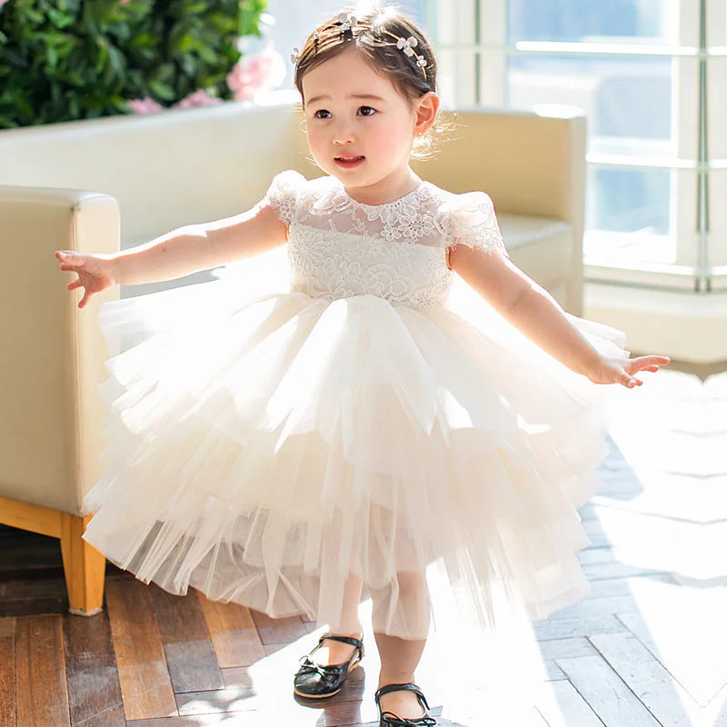 Act Fast Baptism Dresses Baby Girl Lace Cozy Princess Dress Toddler White Flower Girl Birthday Party Dress Act Fast Baptism Dresses Baby Girl Lace Cozy Princess Dress Toddler White Flower Girl Birthday Party Dress