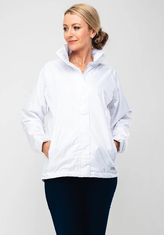 Big Savings Trespass Waterproof Hooded Jacket, White