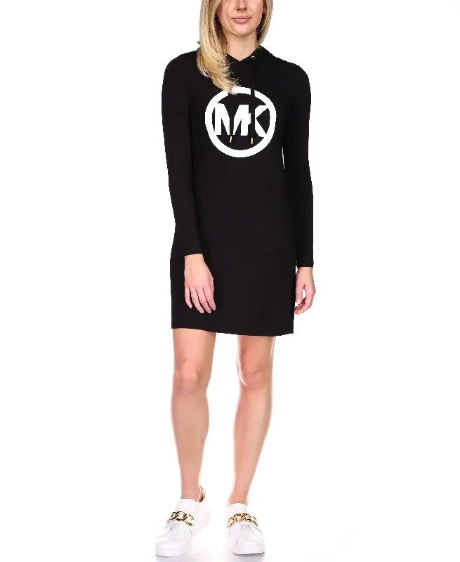 Extra Discounts Michael Michael Kors Circle Logo Hoodie Dress