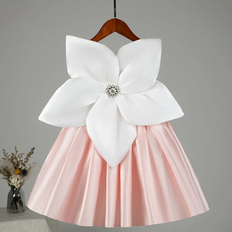 Limited Edition Baby Girl and Toddler Flower Bow Pageant Girl Dress Birthday Party Princess Dress Limited Edition Baby Girl and Toddler Flower Bow Pageant Girl Dress Birthday Party Princess Dress