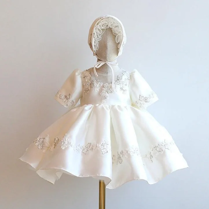 Massive Deals Baptism Dresses Baby Girl Summer White Embroidered Flower Puffy Formal Princess Dresses Massive Deals Baptism Dresses Baby Girl Summer White Embroidered Flower Puffy Formal Princess Dresses