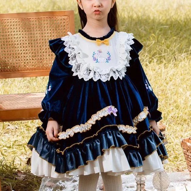 Anniversary Sale Girl Christmas Dress Baby Girl Dress Toddler Ball Gowns Autumn Puffy Ruffled Fluffy Princess Dress