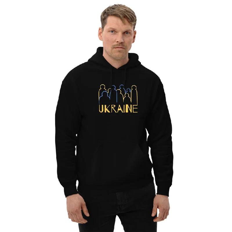 Clearance Items Ukraine Crowd Unisex Heavy Blend Hoodie