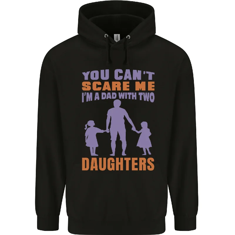 Deal Explosion Dad With Two Daughters Funny Fathers Day Mens 80% Cotton Hoodie