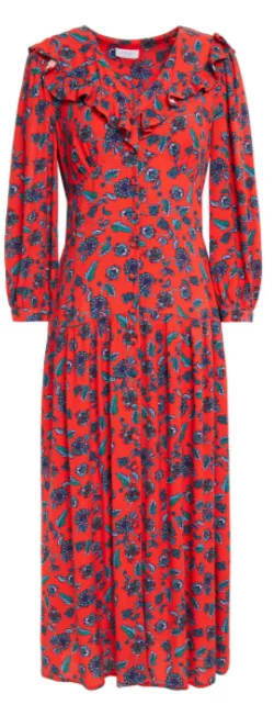 Deal Dash Flynn Floral Midi Dress