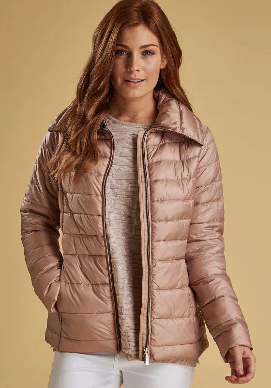 Don't Miss Barbour Womens Drovers Quilted Jacket, Pale Pink