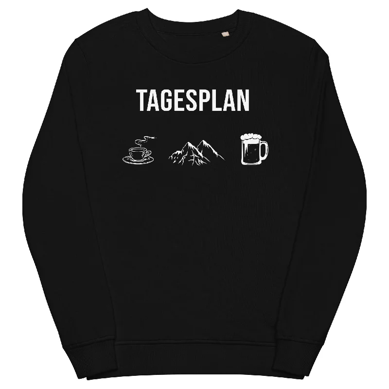 Anniversary Sale Tagesplan Kaffee, Berge und Bier - Unisex Premium Organic Sweatshirt
