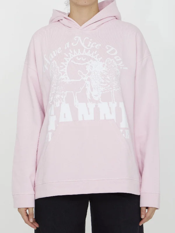Big Savings Ganni Animals Hoodie