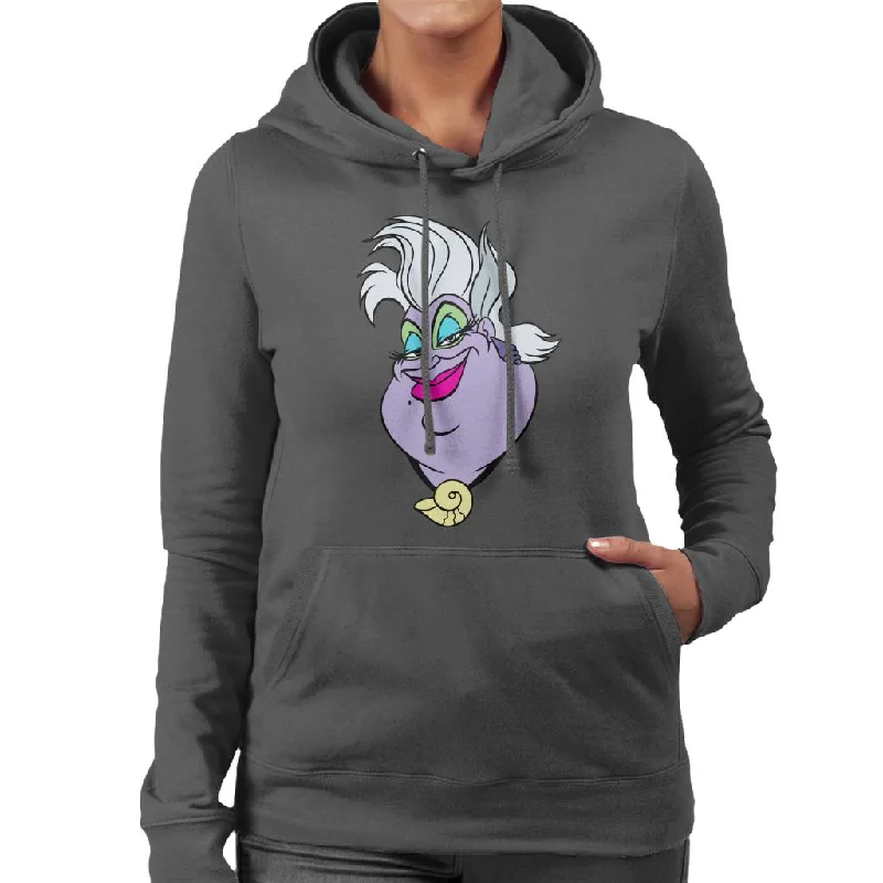 Special Discount Disney Ursula Smile The Little Mermaid Women's Hooded Sweatshirt