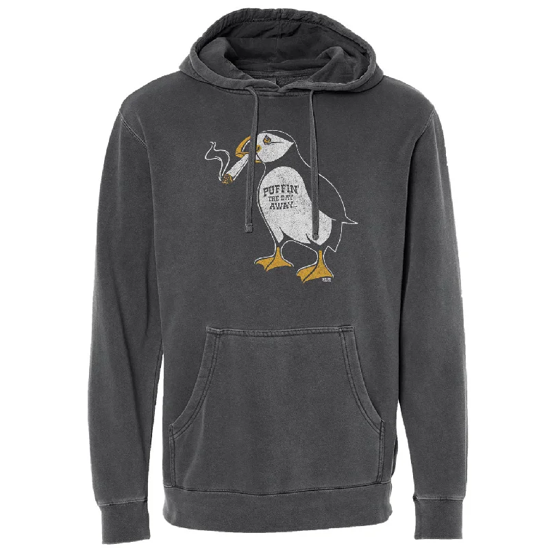 Act Now Puffin Away Vintage Wash Pullover Hoodie