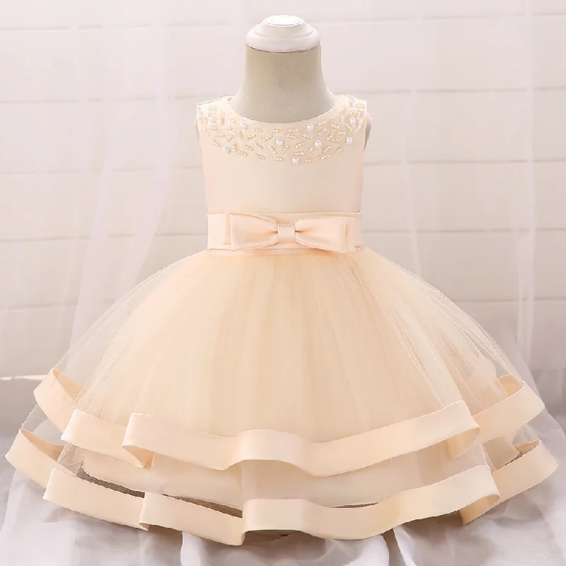 Blowout Sale Baby Girl Birthday Party Dress Infant Summer Cozy Embroidery Princess Dress