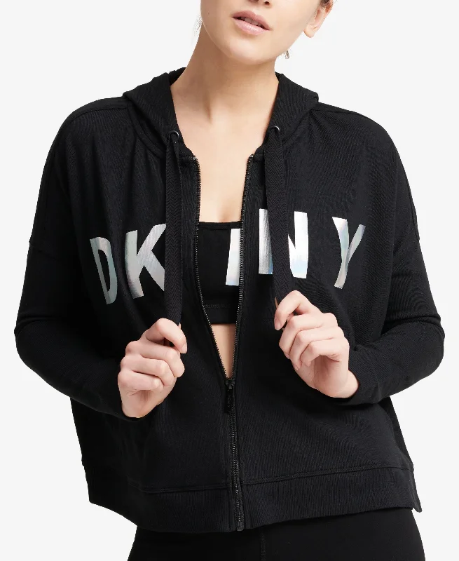 Friends and Family Sale DKNY Sport Logo Zip Hoodie
