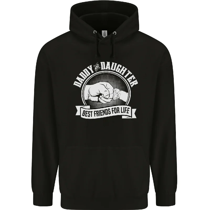 Daily Deals Daddy & Daughter Best Friends Fathers Day Mens 80% Cotton Hoodie