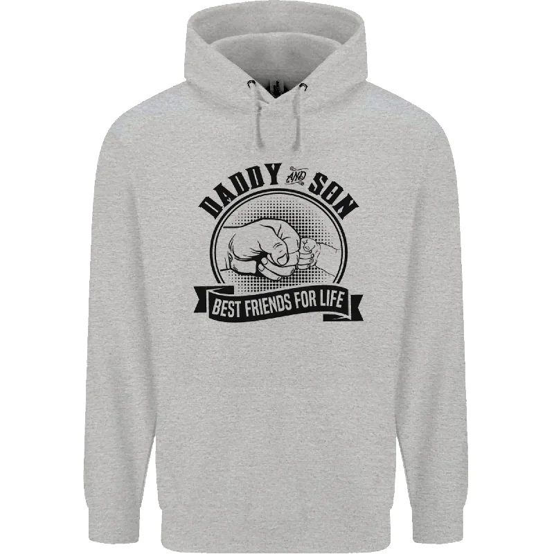 New Deals Daddy & Son Best Friends Fathers Day Mens 80% Cotton Hoodie