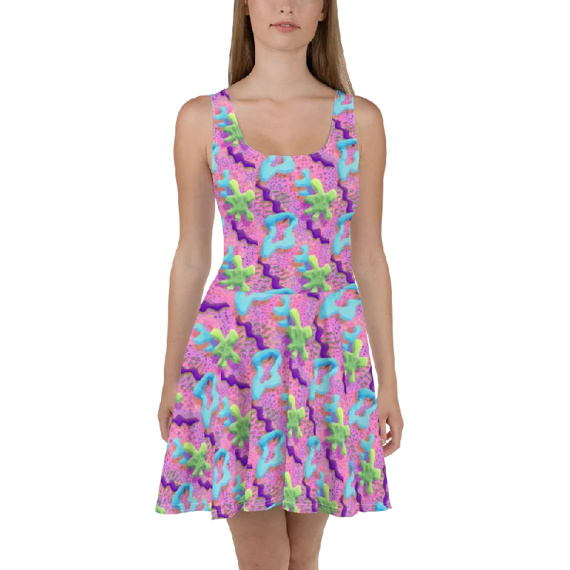 Saved by the Splat Skater Dress