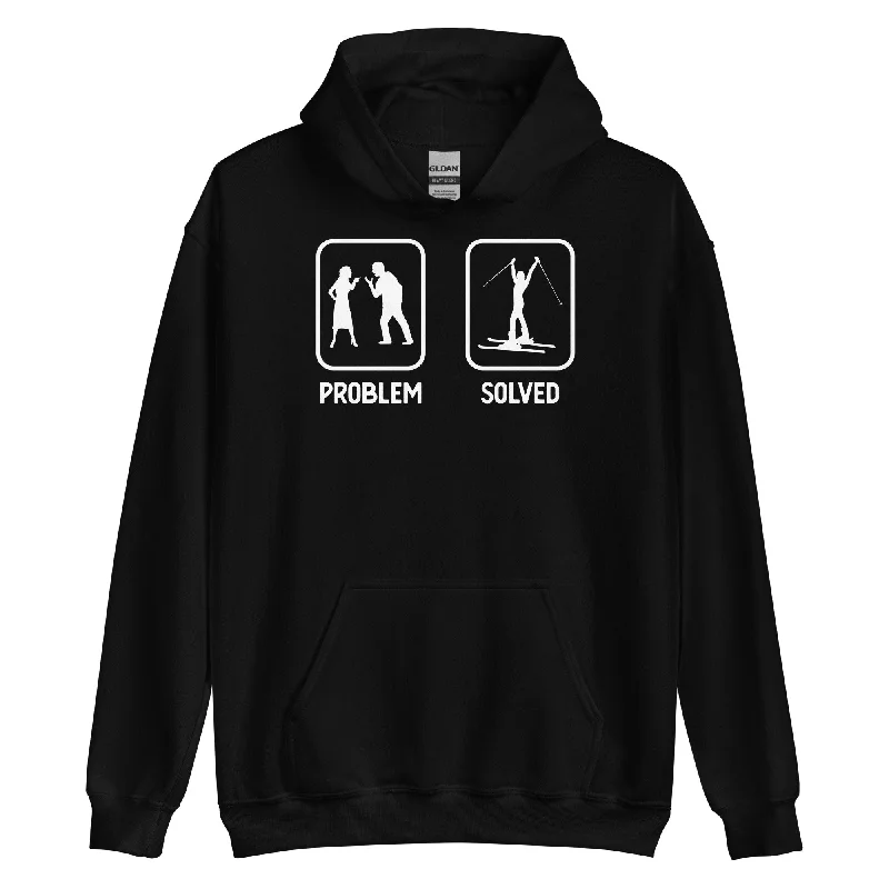 Bargain Prices Problem Solved - Frau Skifahren - Unisex Hoodie