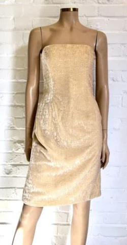 Extra Discounts Crushed Velvet Bustier Dress