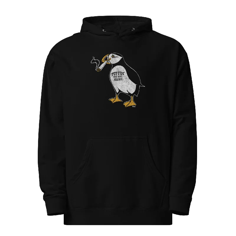Special Discount Puffin Away Midweight Pullover Hoodie